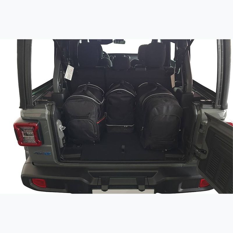 KJUST Jeep Wrangler Phev 2021+ csomagtartó táska készlet 4 db fekete 17