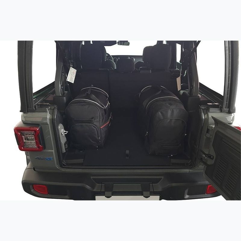 KJUST Jeep Wrangler Phev 2021+ csomagtartó táska készlet 4 db fekete 18
