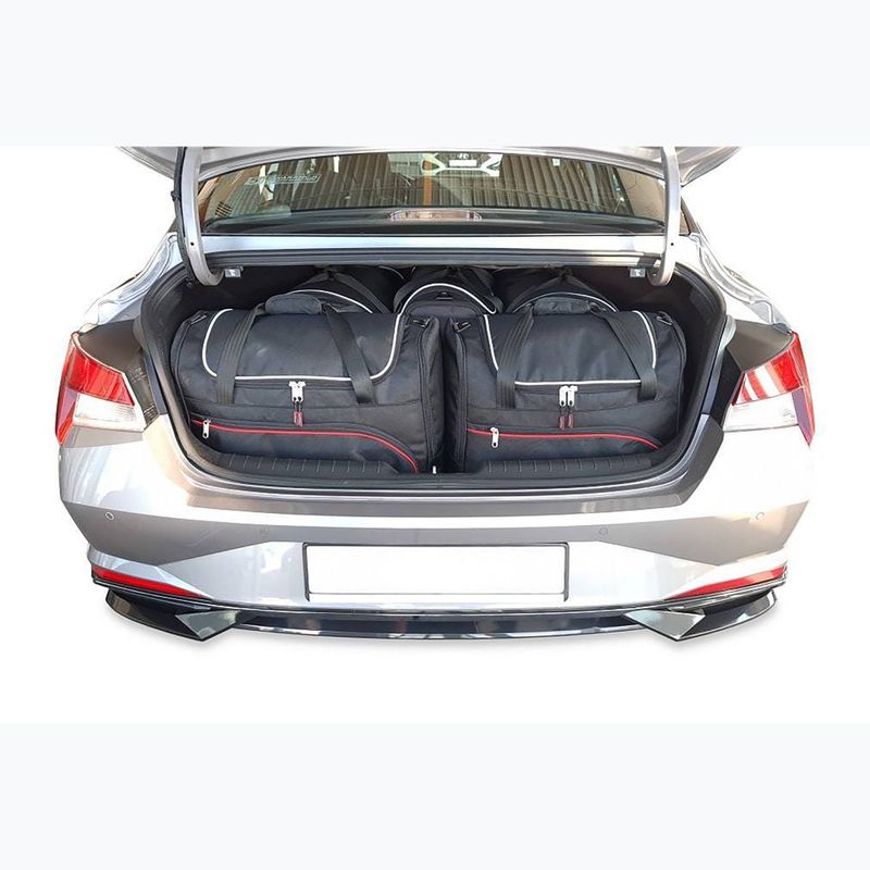 KJUST Hyundai Elantra 2021+ csomagtartó táska készlet 5 db fekete 14
