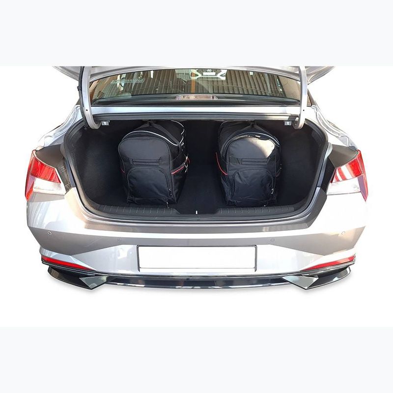 KJUST Hyundai Elantra 2021+ csomagtartó táska készlet 5 db fekete 17
