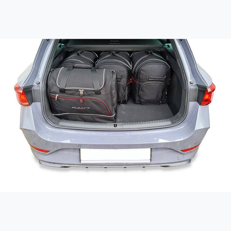 KJUST Cupra Leon Leon St Phev 2020+ 5 csomagtáska készlet, fekete színű 14