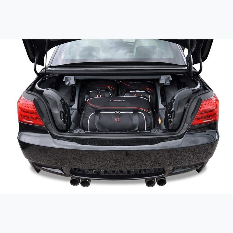 KJUST BMW 3-as BMW Cabrio csomagtartó táska szett 2006-2013 3 db fekete 12