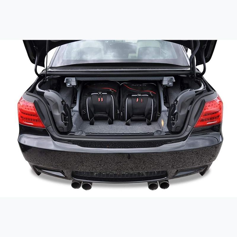 KJUST BMW 3-as BMW Cabrio csomagtartó táska szett 2006-2013 3 db fekete 14