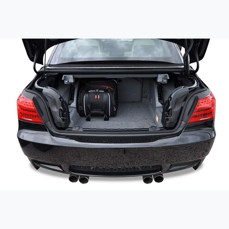 KJUST BMW 3-as BMW Cabrio csomagtartó táska szett 2006-2013 3 db fekete 15