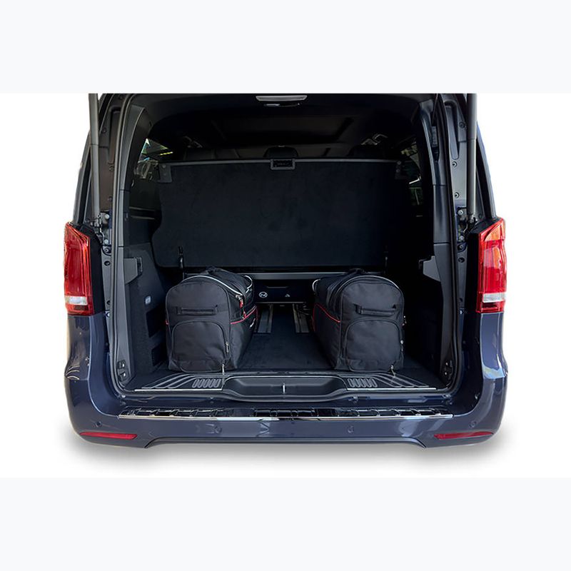 KJUST Mercedes-Benz EQV Long 2020+ csomagtartó táskakészlet 7 db fekete 15