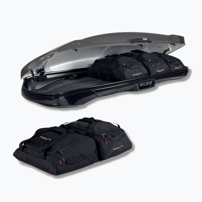 KJUST Thule Vector Alpine tetőcsomagtartó táskakészlet 5 db fekete 3