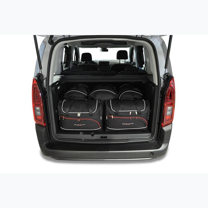 KJUST Toyota Proace City Verso 2019+ 5 csomagtáska szett fekete. 17