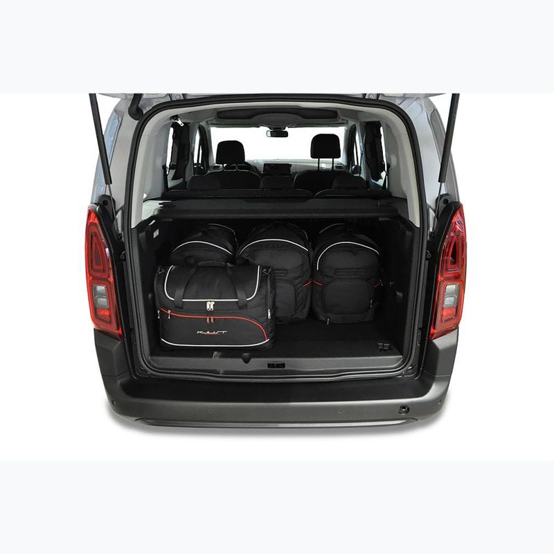 KJUST Toyota Proace City Verso 2019+ 5 csomagtáska szett fekete. 18
