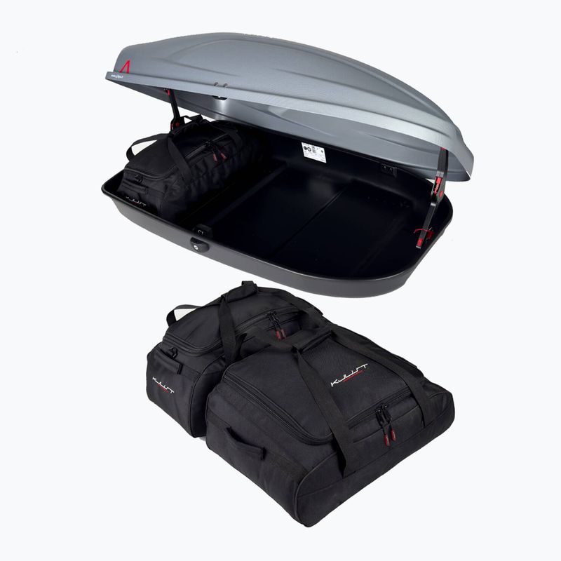 KJUST G3 Absolute 320 tetőcsomagtartó táskakészlet 3 db fekete 4