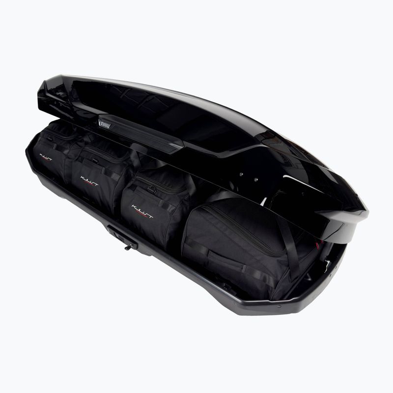 KJUST Thule Motion 3 L tetőcsomagtartó táska 4 darabos készlet fekete.