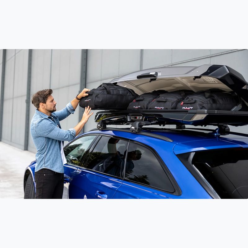 KJUST Thule Motion 3 Sport tetőcsomagtartó táska 4 darabos készlet fekete. 16