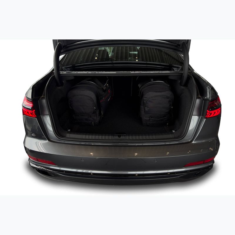 KJUST csomagtartó táska szett Audi A6 Limousine C8 2018+ 5 db fekete 20