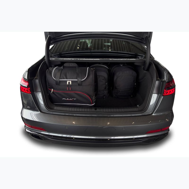 KJUST csomagtartó táska szett Audi A6 Limousine C8 2018+ 5 db fekete 18