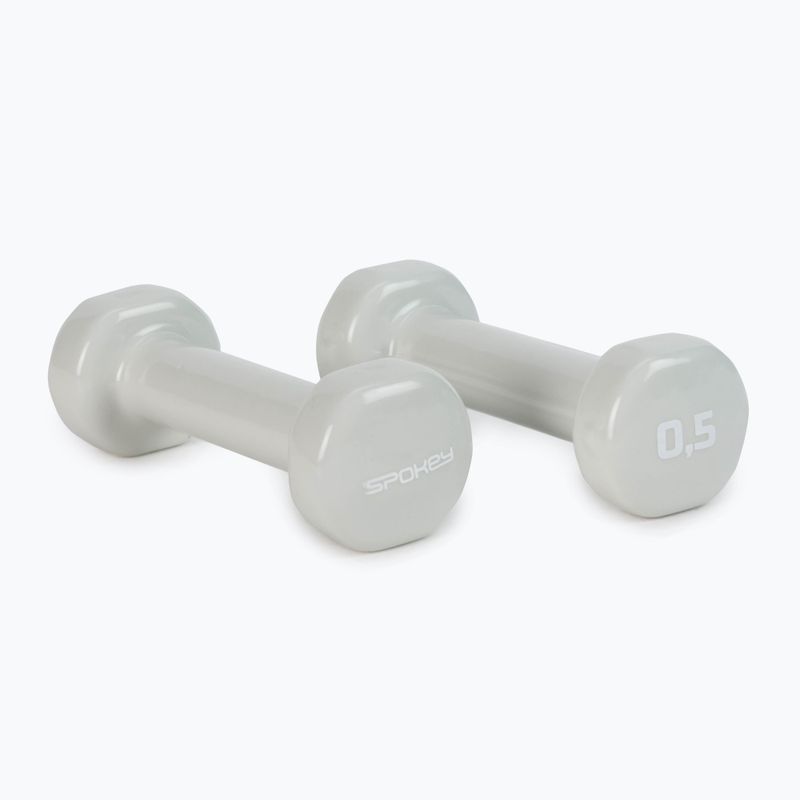 Spokey Shape IV súlyzók 2x0,5 kg szürke 920892