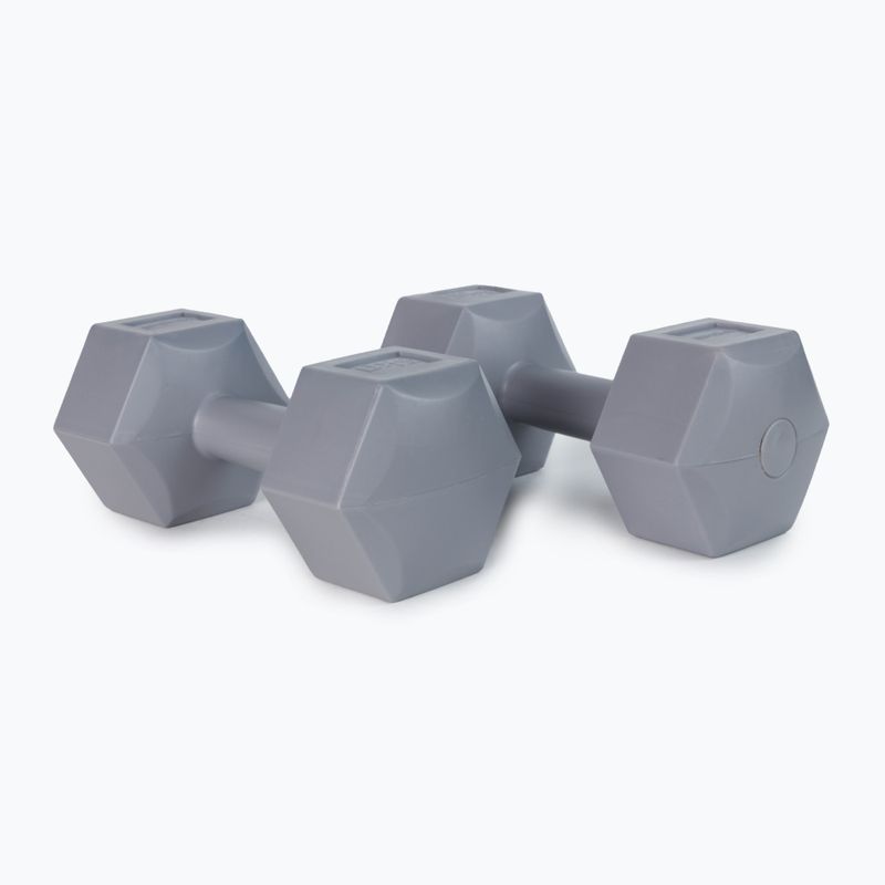 Spokey Monster II 2x5 kg súlyzók szürke 920900