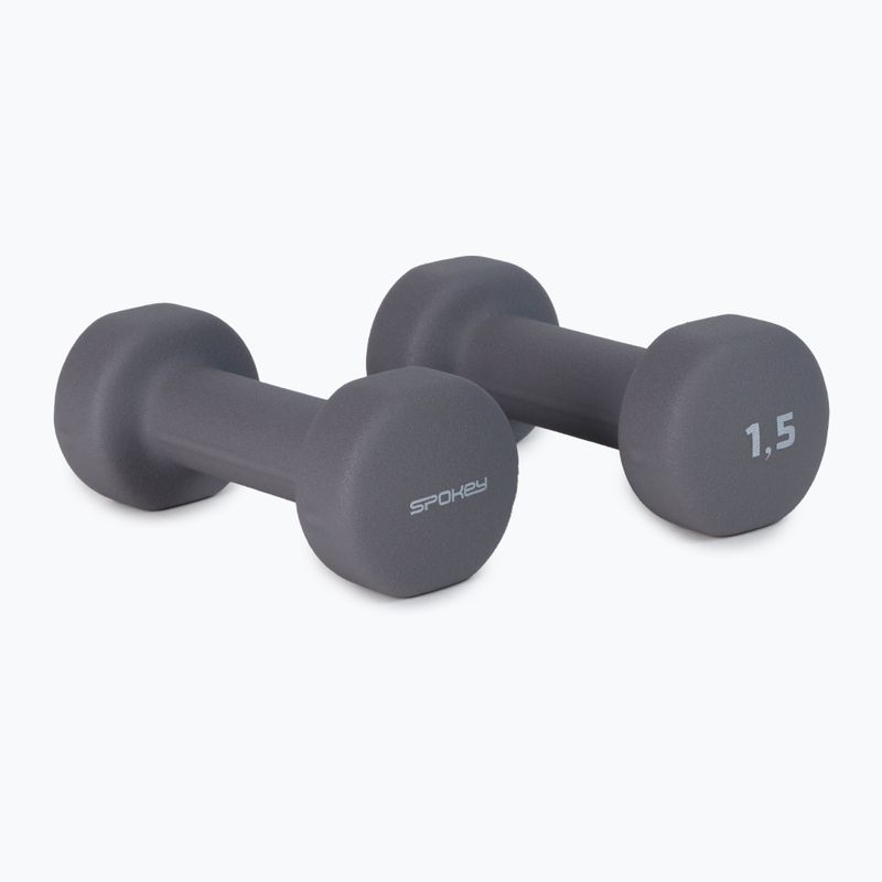 Spokey Shape IV 2x1,5 kg szürke 921562