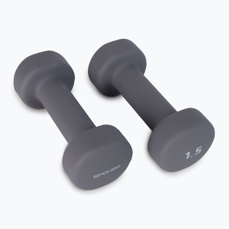 Spokey Shape IV 2x1,5 kg szürke 921562 2