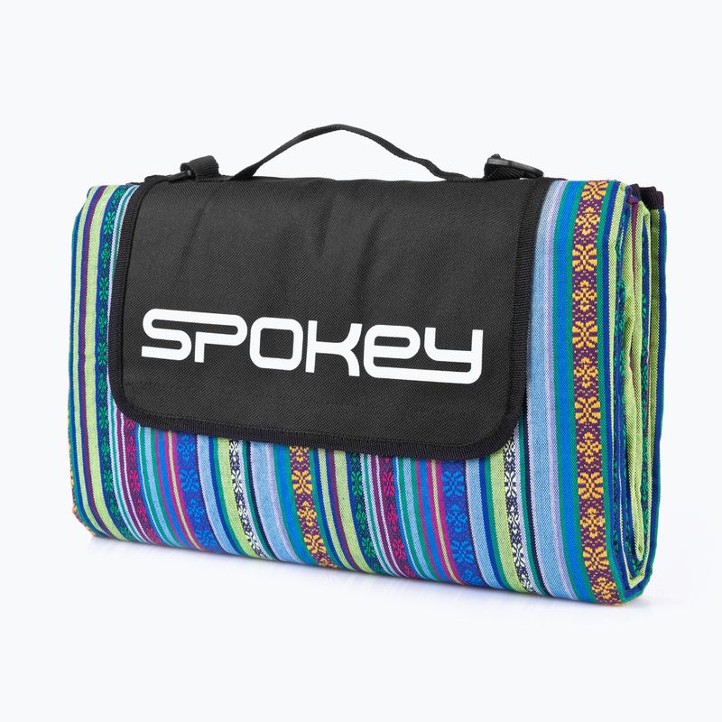 Piknik takaró Spokey Picnic Floral kék 922270 8