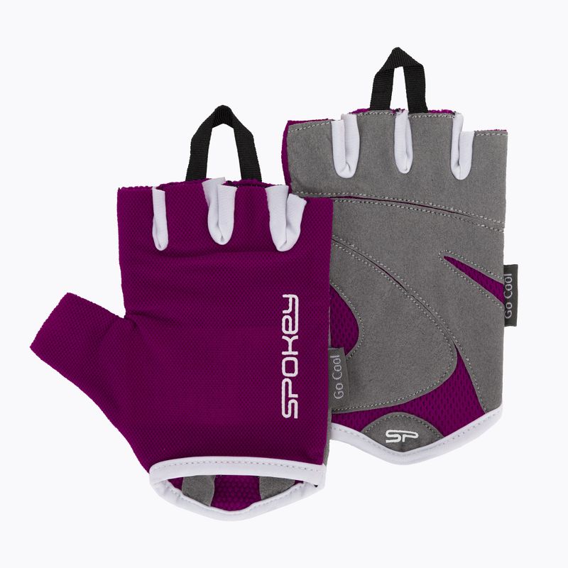 Fitness kesztyű Spokey Lady Fit lila 928972