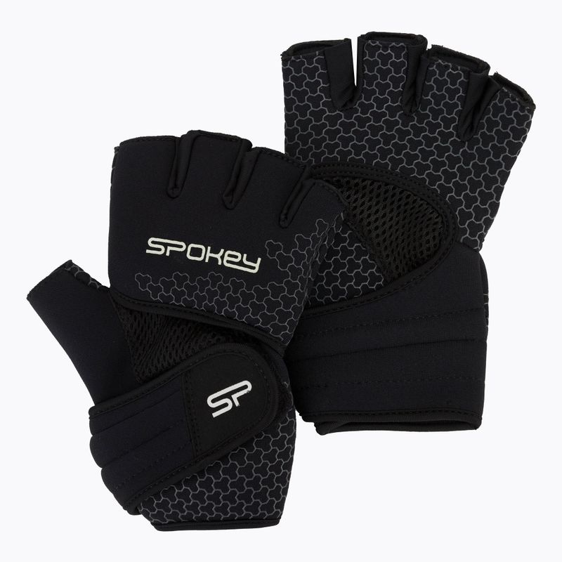 Fitness kesztyű Spokey Lava fekete 928976