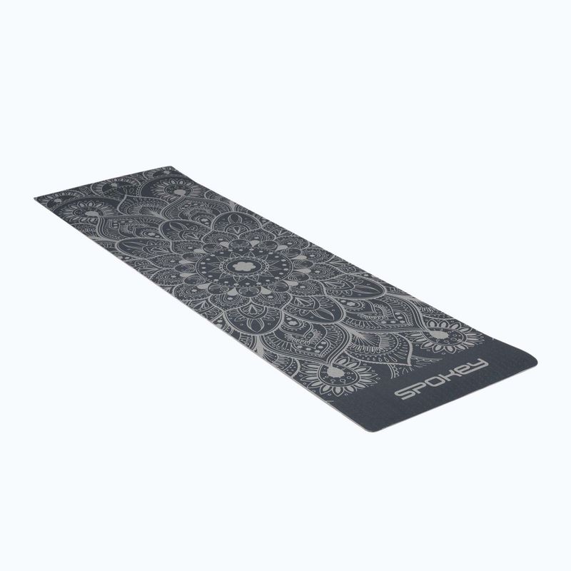 Jógaszőnyeg Spokey Yoga Mandala szürke 929857