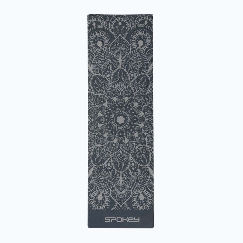 Jógaszőnyeg Spokey Yoga Mandala szürke 929857 2