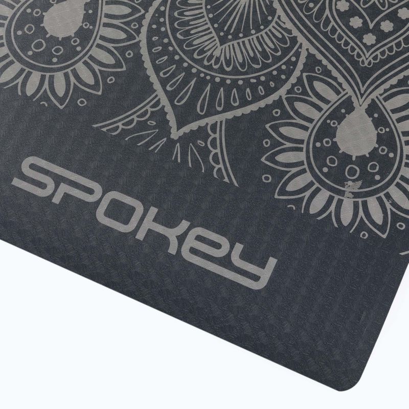 Jógaszőnyeg Spokey Yoga Mandala szürke 929857 3