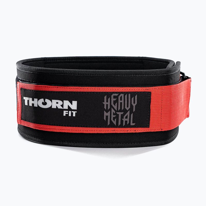 Súlyemelő öv THORN FIT Pro Deadlift black/red/white 2