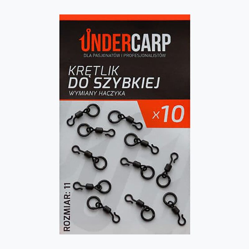 UNDERCARP ponty forgó a gyors horogcseréhez fekete UC411