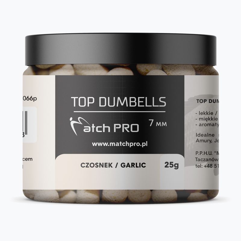Horgos csali dumbells MatchPro Top Garlic fehér 979231