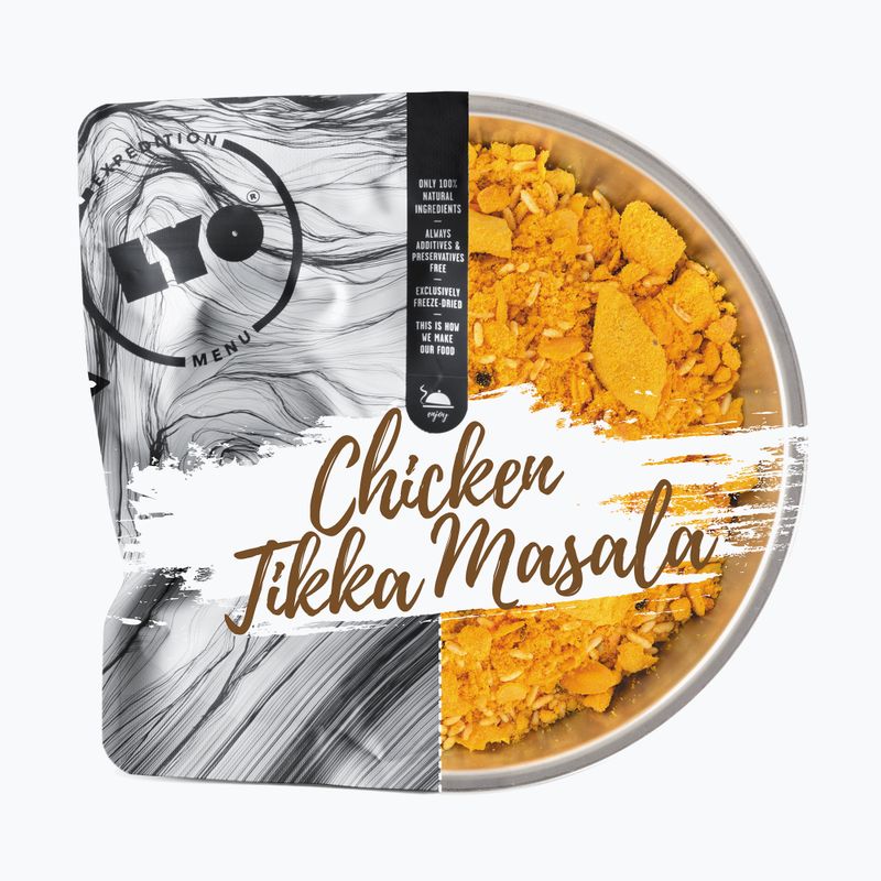 Fagyasztva szárított élelmiszer LYOFOOD Csirke tikka masala