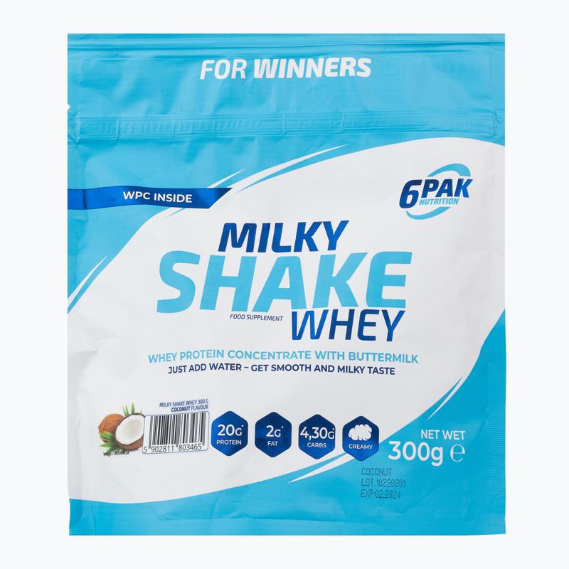 Tejsavó 6PAK Milky Shake 300g kókusz PAK/074