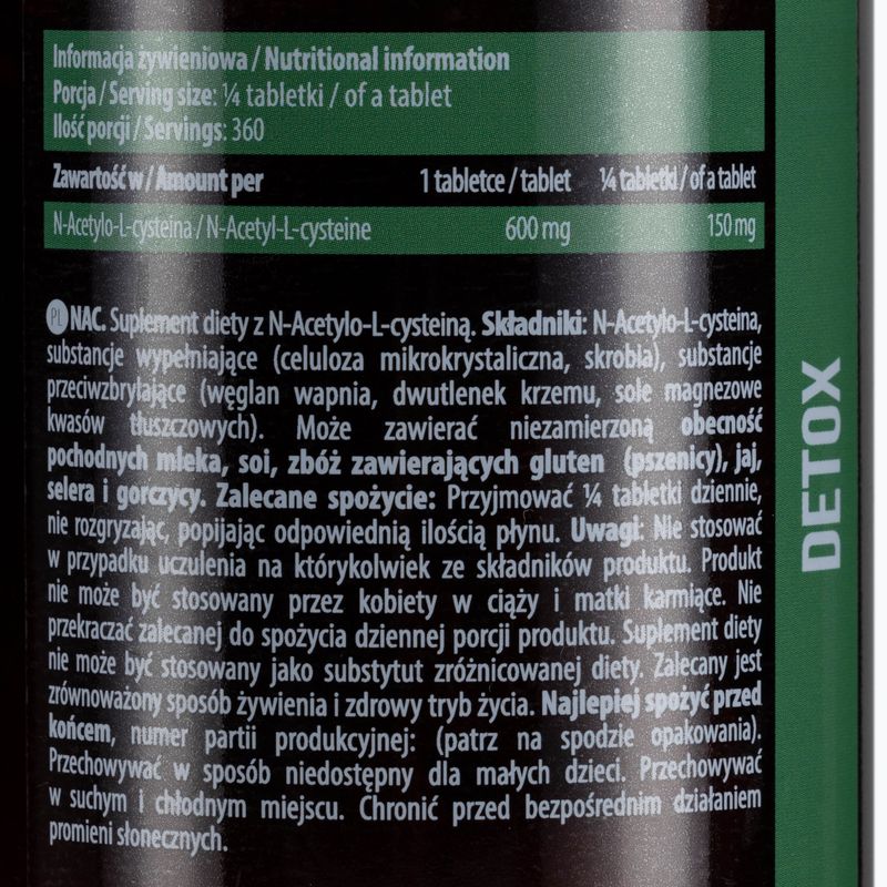 NAC Essence 600mg májregeneráció 90 tabletta ESS/002 2