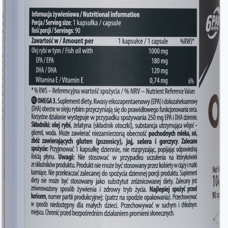 EL Omega 3 6PAK zsírsavak 90 kapszula PAK/091 2