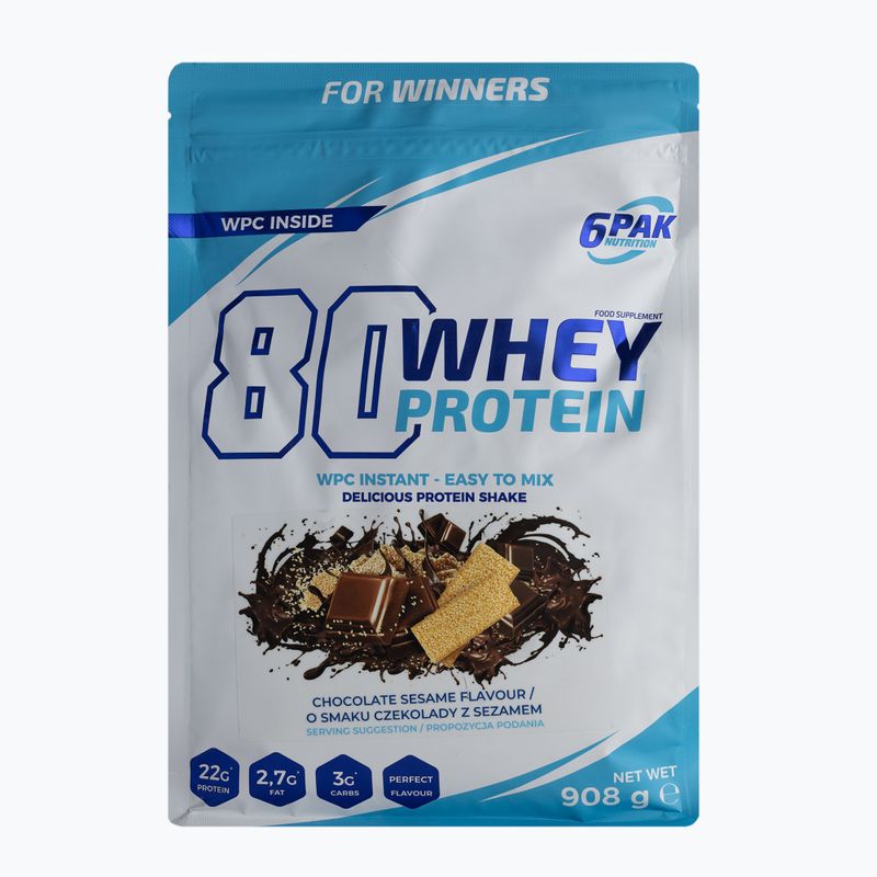 Tejsavó 6PAK Protein 80 908g csokoládé szezám PAK/162#SEZCZ