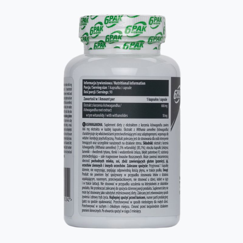 EL Ashwagandha 6PAK 666mg teljesítmény 90 kapszula PAK/190 2