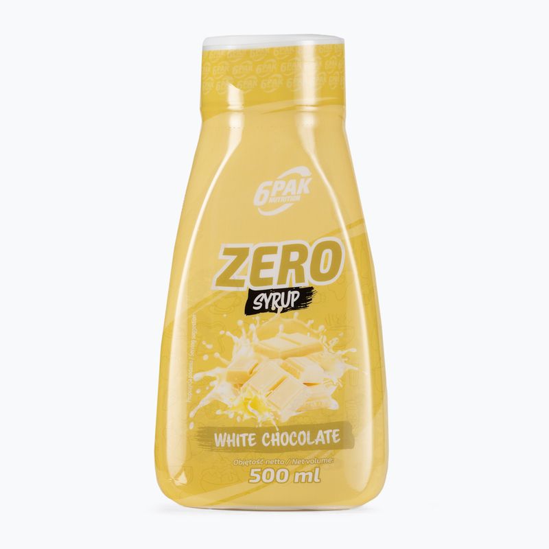 6PAK ZERO szörp 500ml fehér csokoládé PAK/230