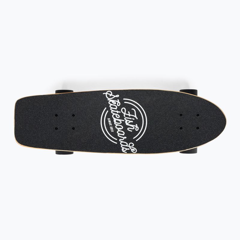 Fish Skateboards Alaia cruiser gördeszka fekete CR-ALA-SIL-BLA 4