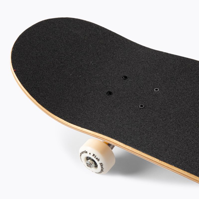 Fish Skateboards Mason Kezdő klasszikus gördeszka 8.0" sárga 7