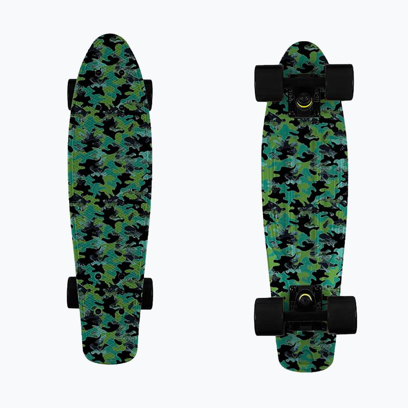 Fish Skateboards Print Camo zöld FS-FB-CAM-CAM-BLA-BLA gördeszka 8