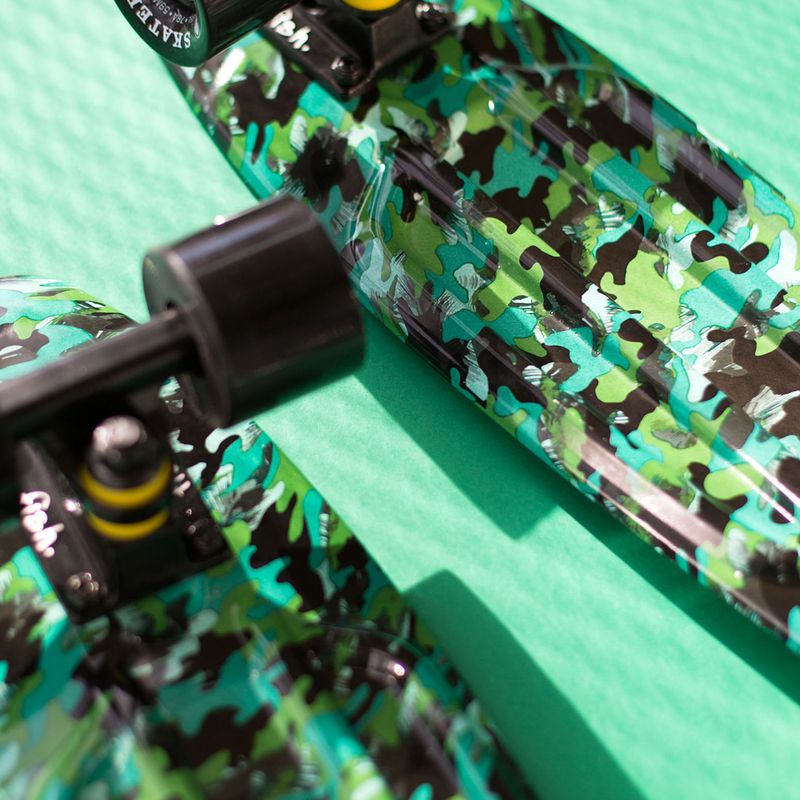 Fish Skateboards Print Camo zöld FS-FB-CAM-CAM-BLA-BLA gördeszka 11