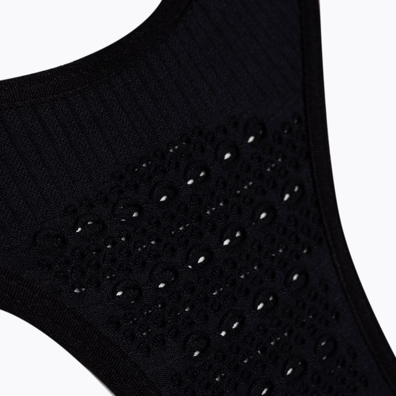 Női edzőmelltartó Carpatree Phase Seamless fekete CP-PSB-B 4