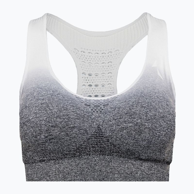 Carpatree Phase Seamless szürke=fehér fitness melltartó CP-PSB-GW 5