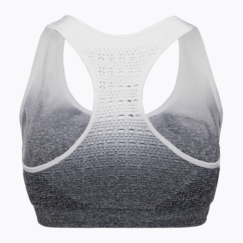 Carpatree Phase Seamless szürke=fehér fitness melltartó CP-PSB-GW 6