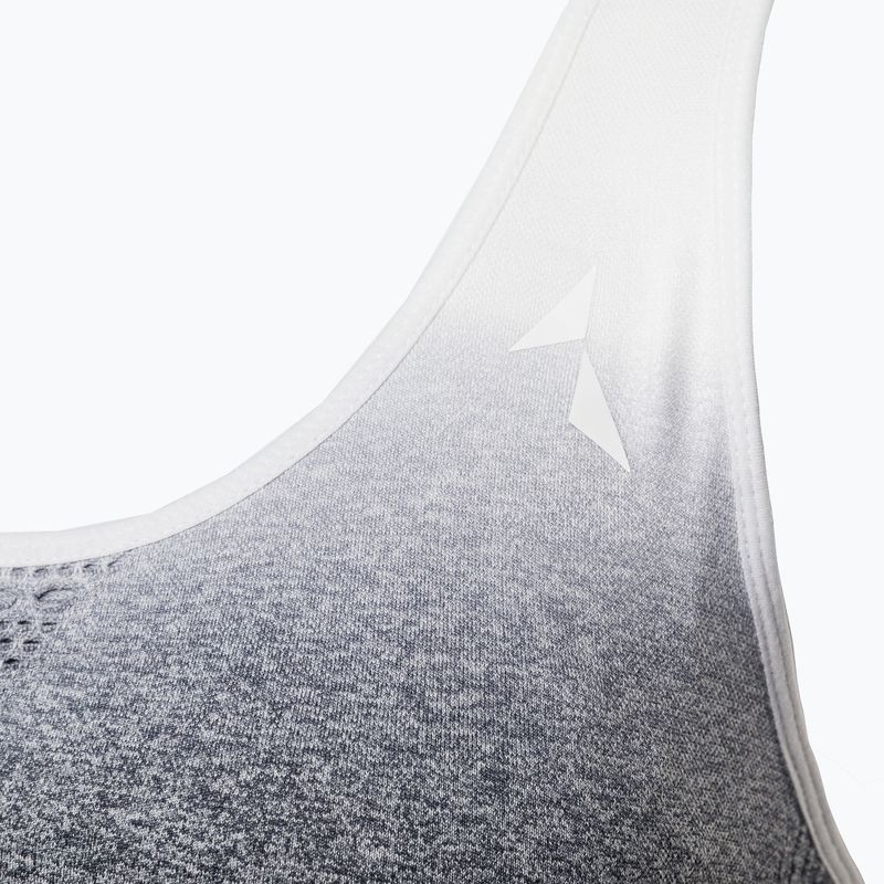 Carpatree Phase Seamless szürke=fehér fitness melltartó CP-PSB-GW 7