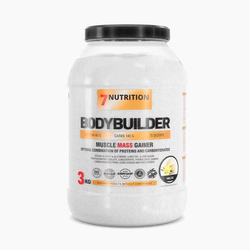 Gainer 7Nutrition Bodybuilder 3kg vanília fagylalt 7Nu000368