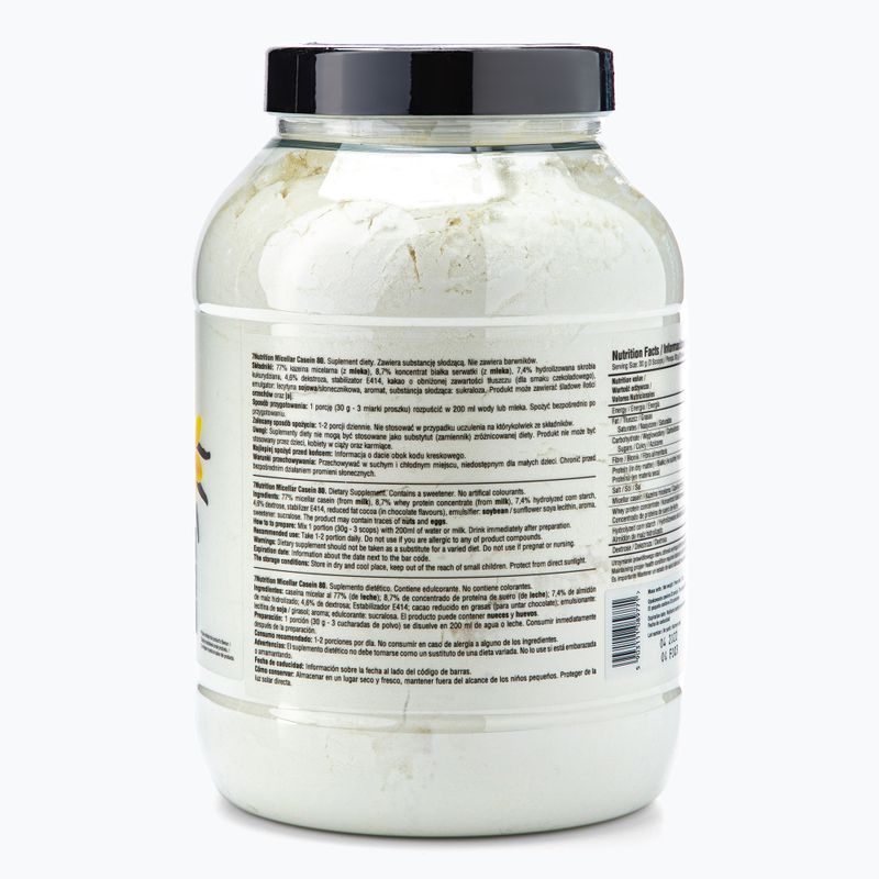 7Nutrition Micelláris kazein 1000g Vanília 7Nu000345 2