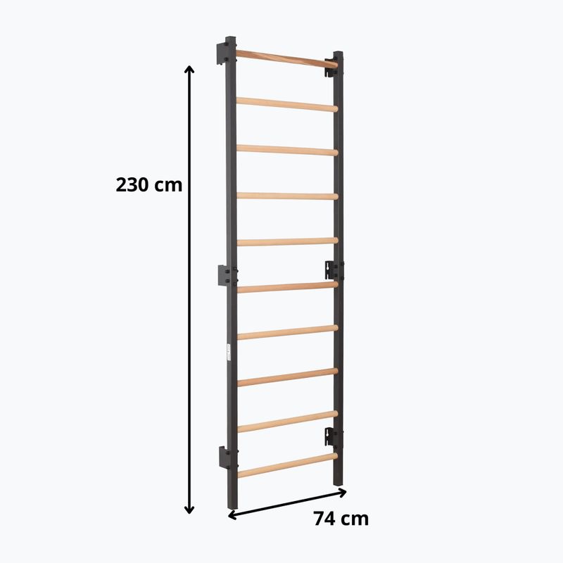 Gimnasztikai létra RINAGYM Steel 1 graphit 9