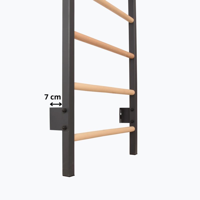 Gimnasztikai létra RINAGYM Steel Kom 2 graphit/white 15