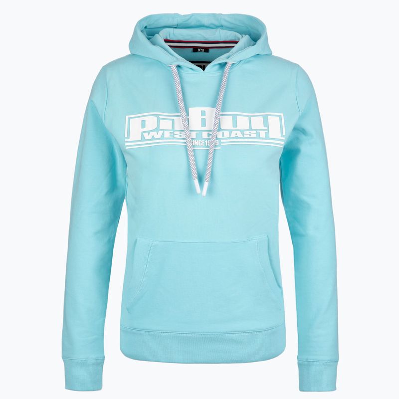 Női pulóver Pitbull West Coast Hooded F.Terry „Boxing” turquise